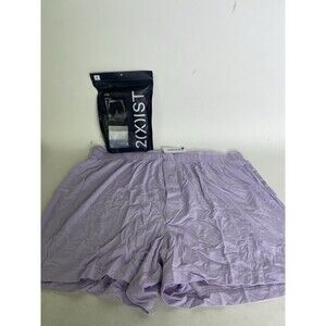 2xist Modal Luxe Knit Boxer Shorts Underwear Orchid Petal Purple Mens Size L